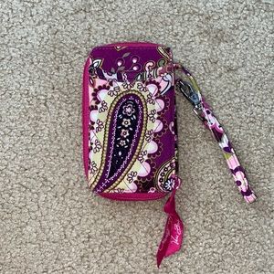 rare Vera Bradley ‘Very Berry Paisley’ wristlet